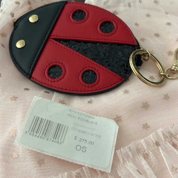 NEW Charlotte Olympia Ladybug Card Case Keychain - Picture 4 of 7